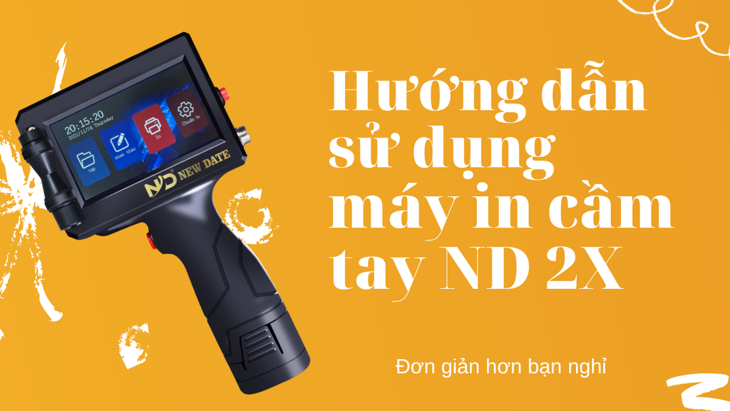 Hướng Dẫn Sử Dụng Máy In Cầm Tay New Date 2x In Mã Khách Hàng Cty Tnhh New Date