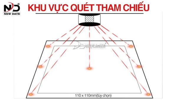 Khu vực đánh dấu máy khắc co2