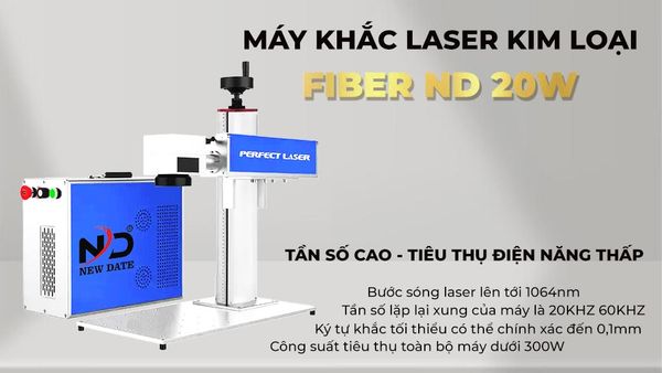 Máy khắc laser kim loại 20w