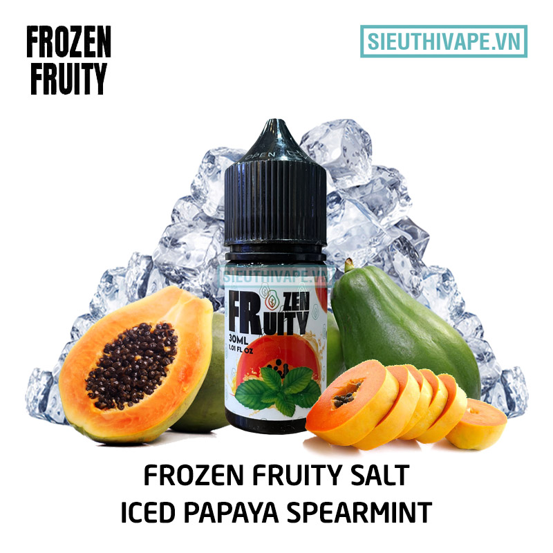 tinh-dau-salt-nic-30-ni-vi-du-du-bac-ha-frozen-fruity-papaya-spearmint