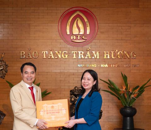 Phó chủ tịch nước Võ Thị Ánh Xuân thăm Bảo Tàng Trầm Hương