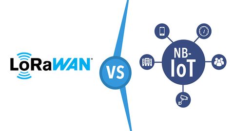 So sánh giữa hai giao thức LoRaWAN và NB-IoT.