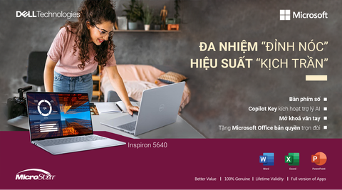 ĐA NHIỆM “ĐỈNH NÓC” - HIỆU SUẤT “KỊCH TRẦN” với Dell Inspiron 5640