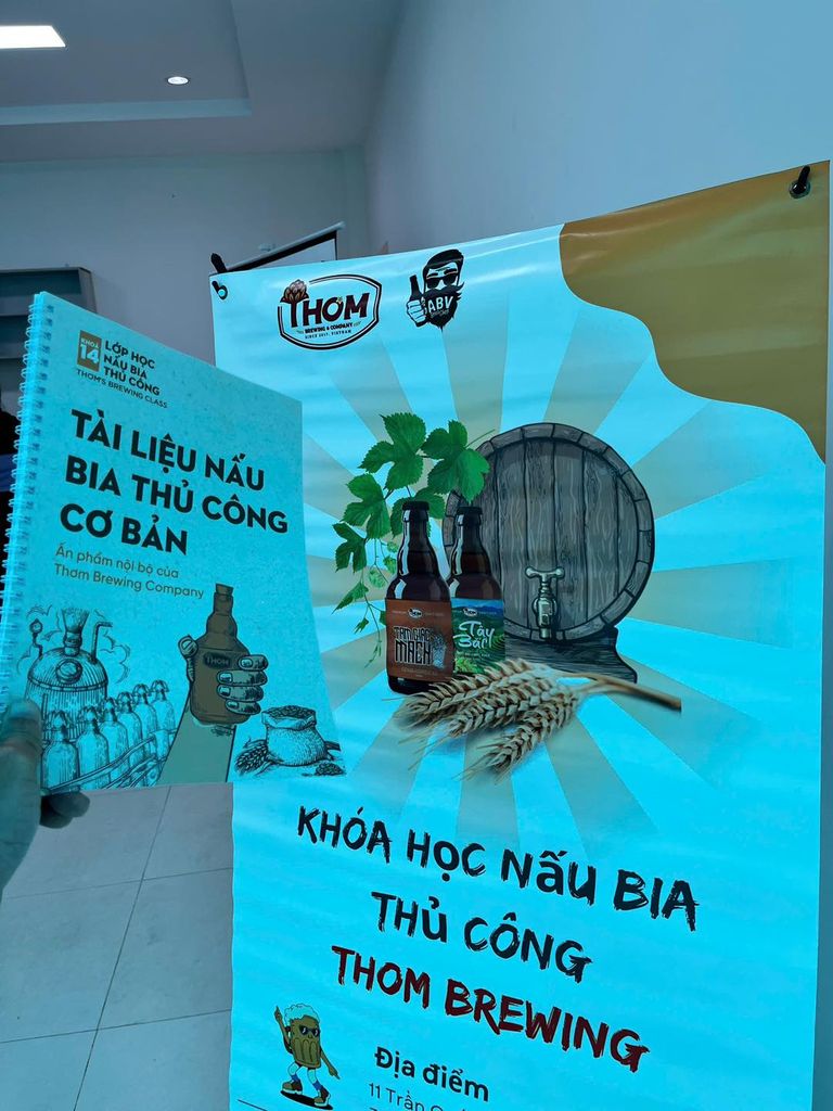 🎉NGÀY ĐẦU TIÊN LỚP HỌC NẤU BIA THỦ CÔNG TẠI SÀI GÒN