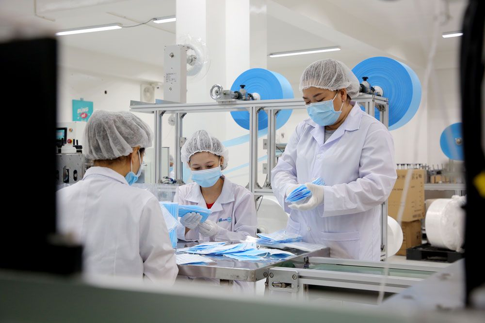 Meltblown kháng khuẩn chất lượng cao Lá phổi của khẩu trang y tế