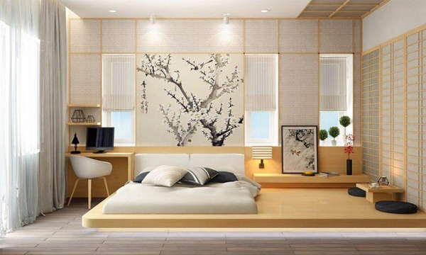 Phòng ngủ phong cách Nhật Bản