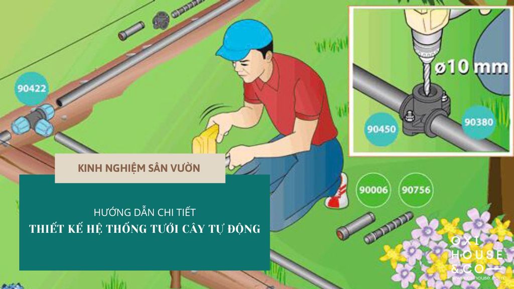 HƯỚNG DẪN CHI TIẾT THIẾT KẾ HỆ THỐNG TƯỚI CÂY TỰ ĐỘNG