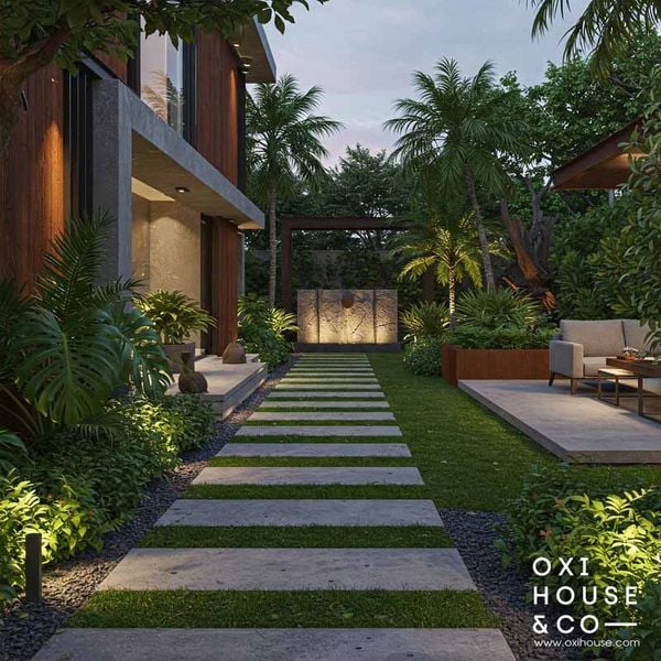 THIẾT KẾ CẢNH QUAN PHONG CÁCH NHIỆT ĐỚI