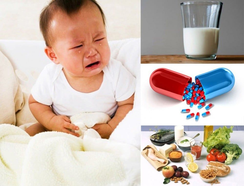 Trẻ khó ngủ do hệ tiêu hóa kém