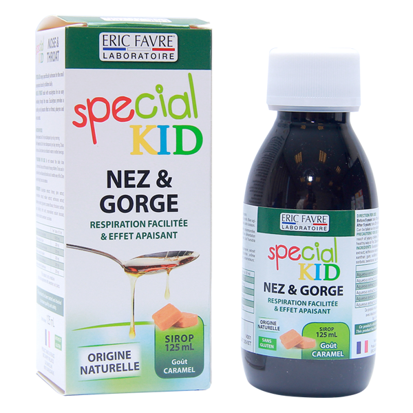 SPECIAL KID NEZ & GORGE – Sản phẩm hỗ trợ giảm ho, viêm họng và thông thoáng đường hô hấp