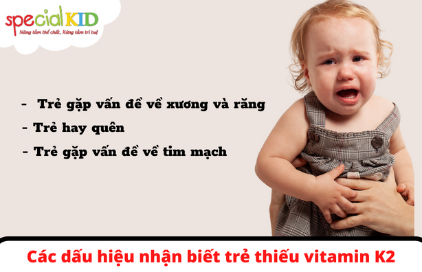 dấu hiệu trẻ thiếu vitamin K2 | Special kid