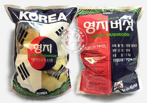Nấm linh chi đỏ Kumsan hình cờ Hàn Quốc gói 1kg