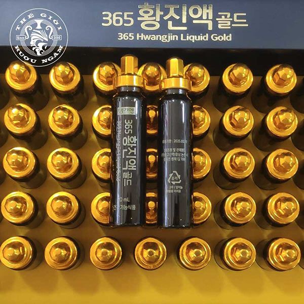 Hình ảnh hộp tinh chất đông trùng hạ thảo 365 Hwangjin 60 ống x 20ml chính hãng Hàn Quốc