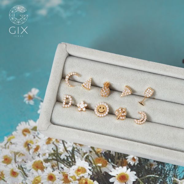 bông tai vàng cho bé gái và trẻ sơ sinh