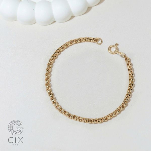 lắc tay mắc xích vuông trơn