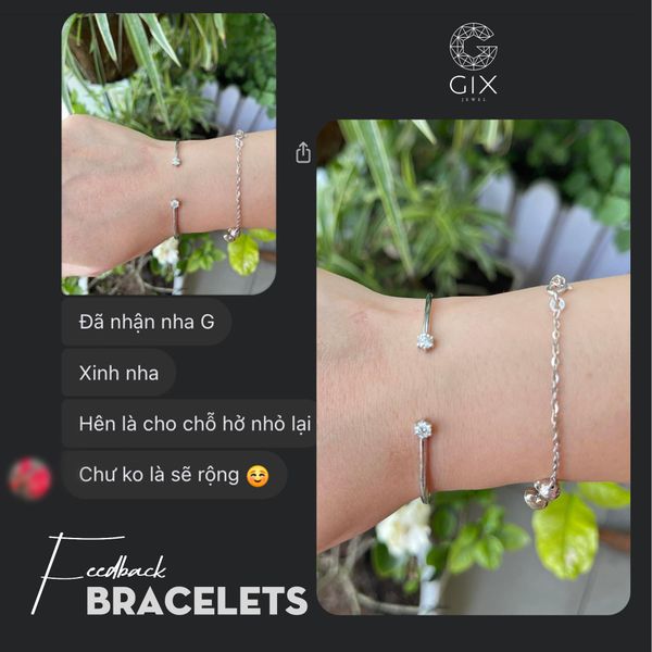 lắc tay bạc nữ giá bao nhiêu