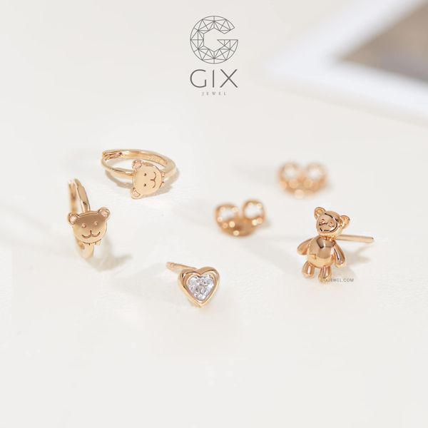 bông tai vàng cho bé gái và trẻ sơ sinh