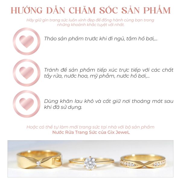 nhẫn cưới vàng tây 10k