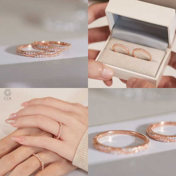 nhẫn đôi khắc tên