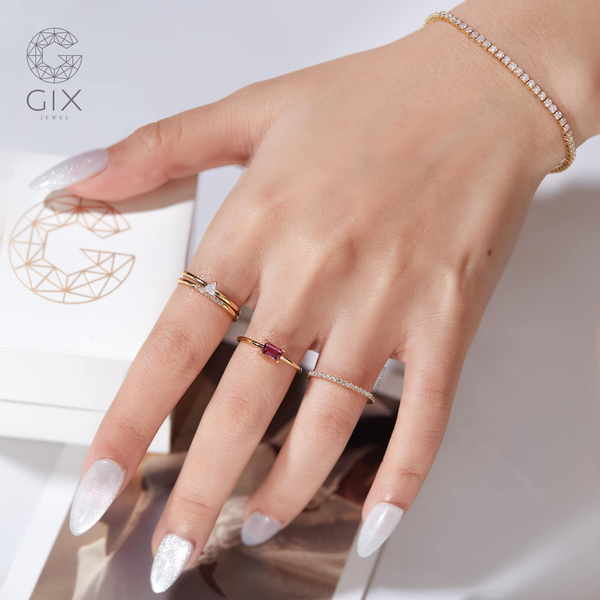 nhẫn nữ cho người mệnh hỏa
