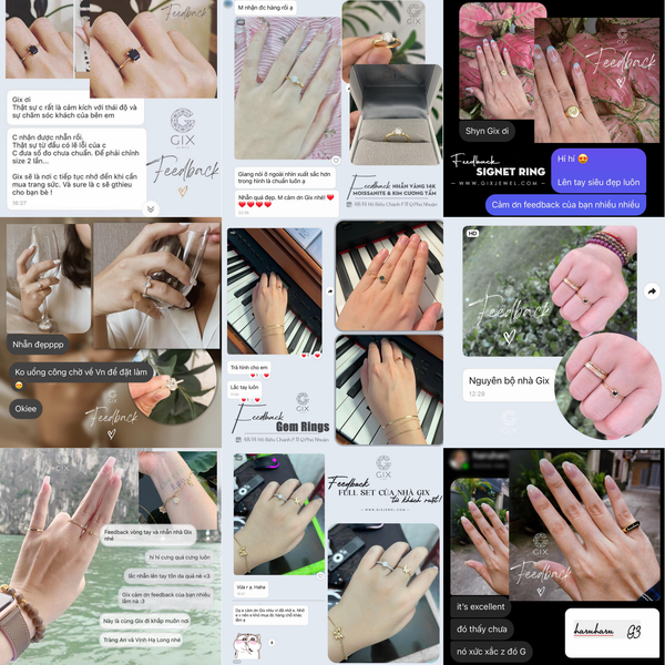 nhẫn vàng 14k nữ