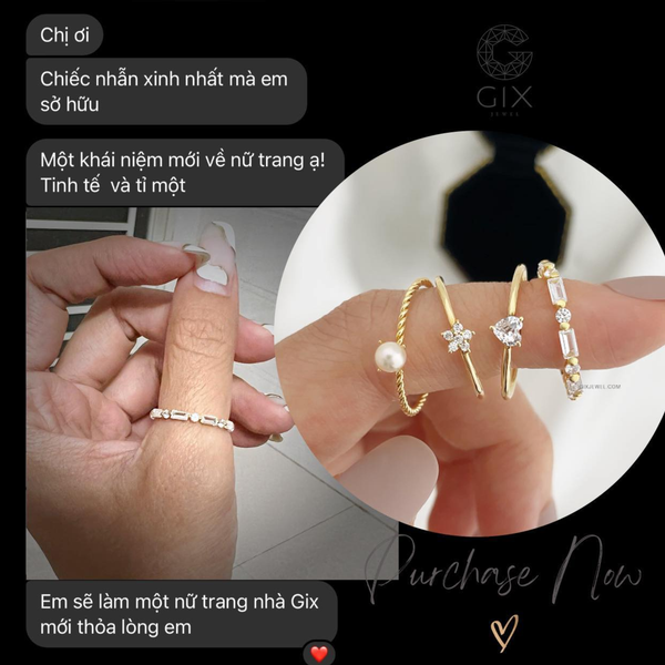 feedback mua nhẫn vàng 18k