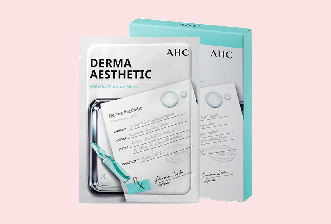 AHC Derma Aesthetic Waterful Moisture Mask - top mặt nạ giấy của AHC