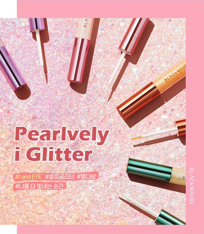 gel nhũ mắt Black Rouge Pearlvely I Glitter