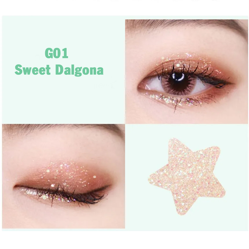 gel nhũ mắt Black Rouge Pearlvely I Glitter