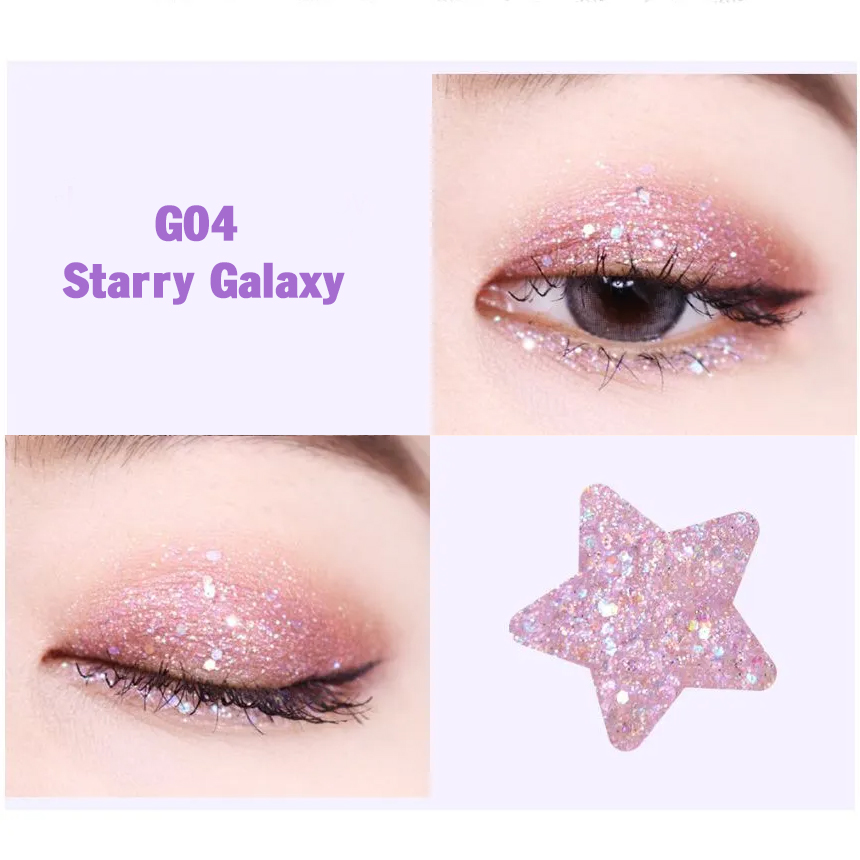 gel nhũ mắt Black Rouge Pearlvely I Glitter