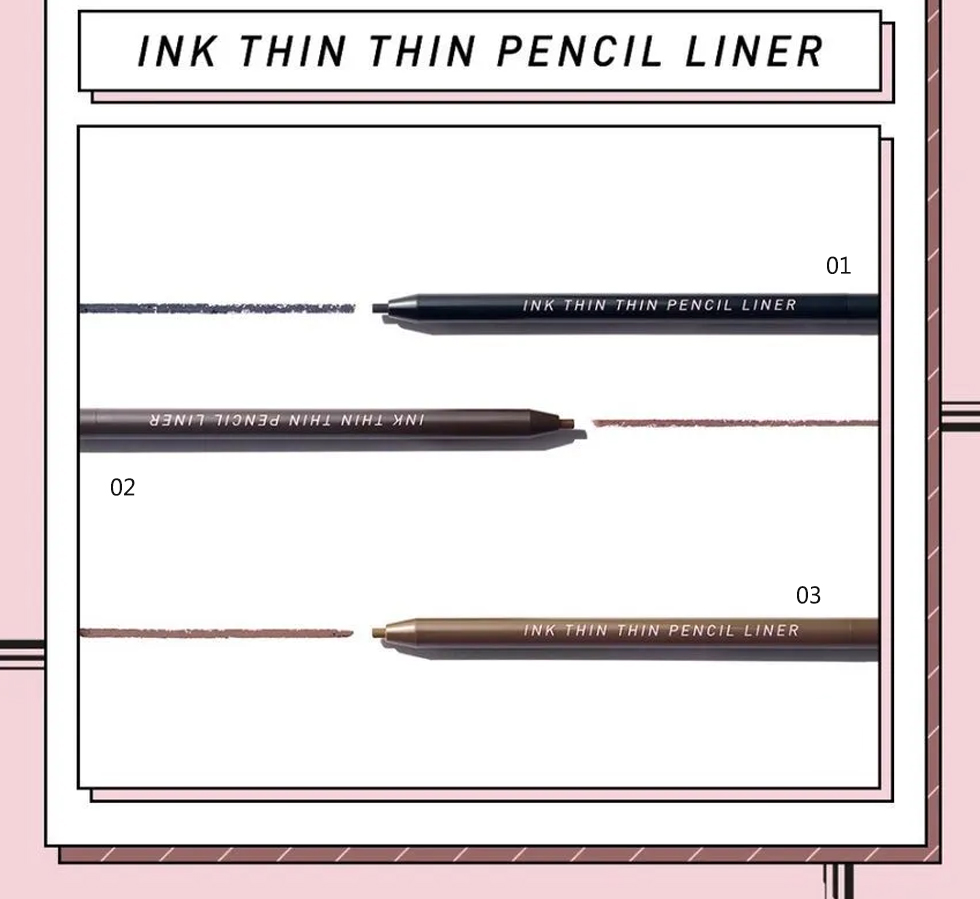 Gift Ch K Vi N M T Peripera Ink Thin Thin Pencil Liner G