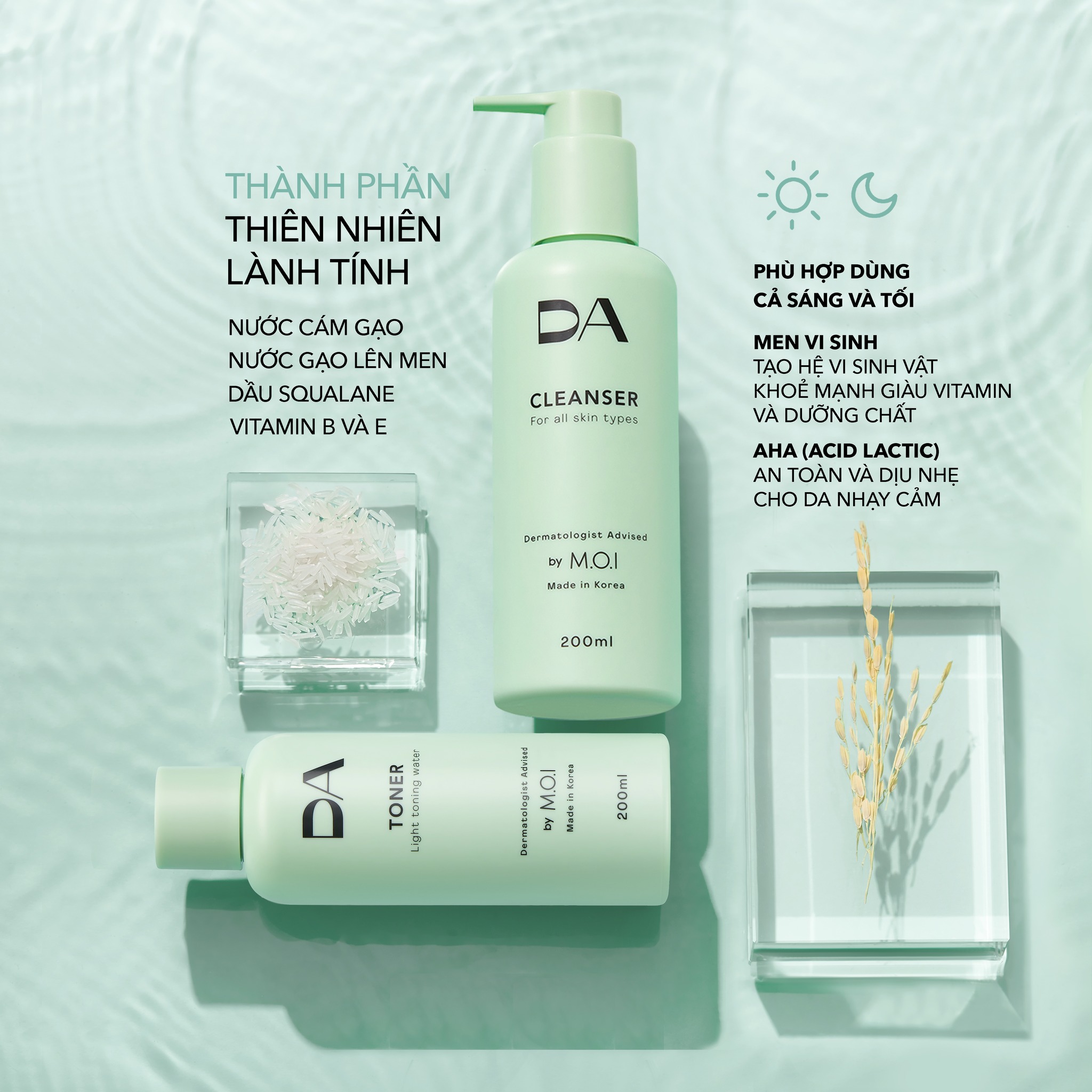 Nước Cân Bằng DA TONER BY M.O.I 200ml