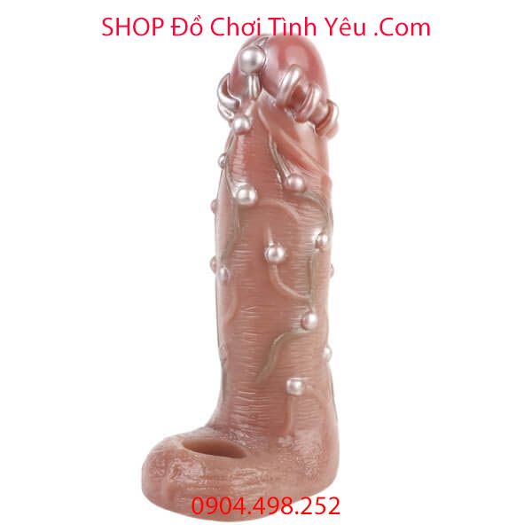 Bao Đôn Dương Vật Xỏ Khuyên Quy Đầu Đính Hạt Ngọc Toàn Thân