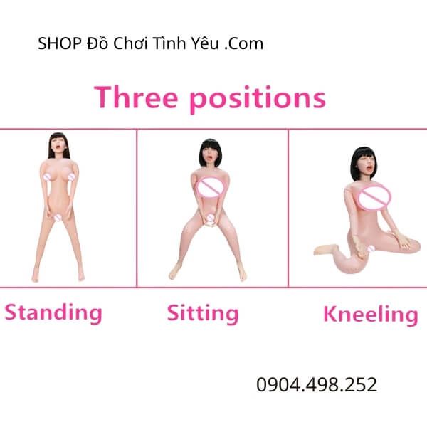Búp Bê Tình Dục Bơm Hơi Miệng Mở Bú Mút Oral Sex Cực Phê