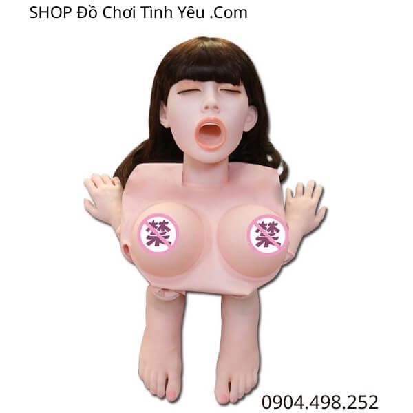 Búp Bê Tình Dục Bơm Hơi Miệng Mở Bú Mút Oral Sex Cực Phê