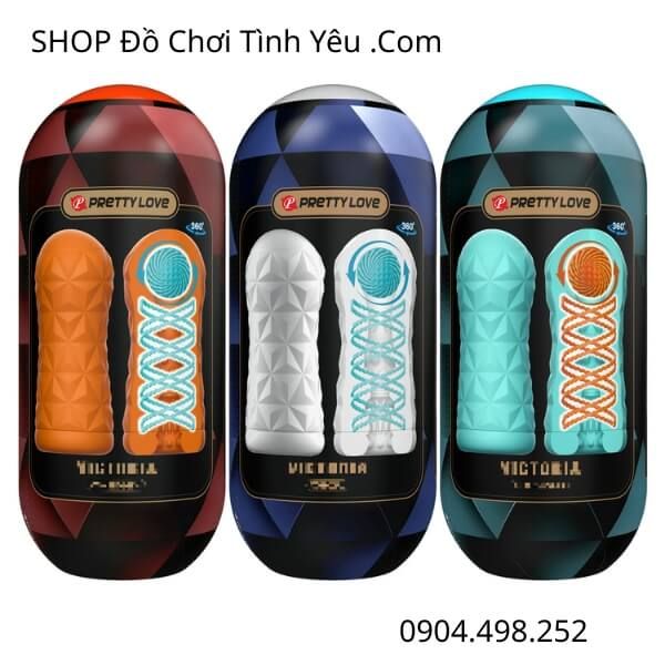 Cốc Thủ Dâm Cầm Tay Kèm Bóng Đệm Siêu Mềm VICTORIA CHENEY