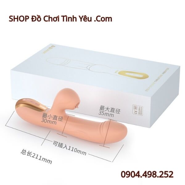 Dương Vật Giả Cầm Tay Đa Năng Có Đầu Liếm Mút Âm Đạo LETEN