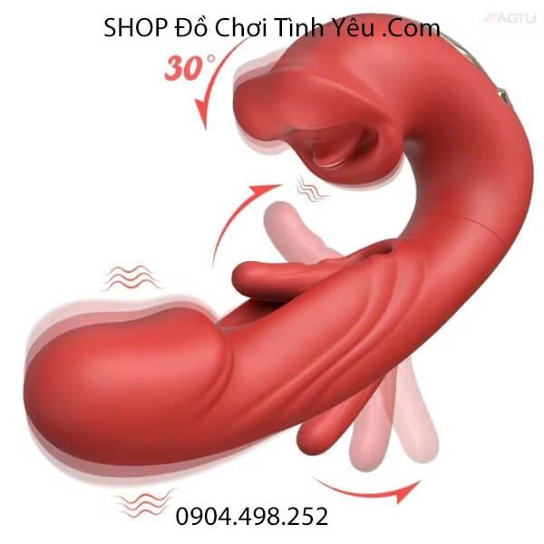 Dương Vật Giả Rung Thụt Đập Kèm Đầu Lưỡi Liếm Mút Kích Thích