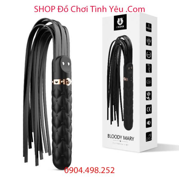 Máy Rung Massage Điểm G Kết Hợp Roi Da Trừng Phạt SM WHOOHOO