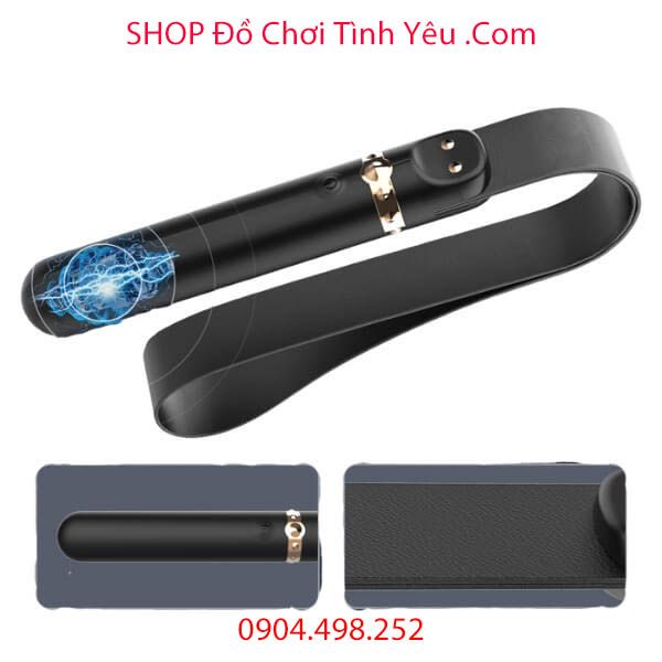 Máy Rung Massage Điểm G Kết Hợp Roi Da Trừng Phạt SM WHOOHOO