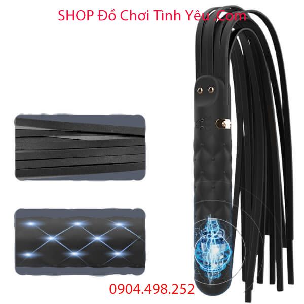Máy Rung Massage Điểm G Kết Hợp Roi Da Trừng Phạt SM WHOOHOO