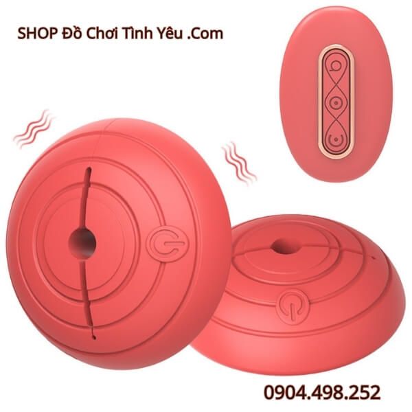 Máy Rung Ôm Sát Đầu Vú Kích Thích Đa Tần Số Điều Khiển Từ Xa