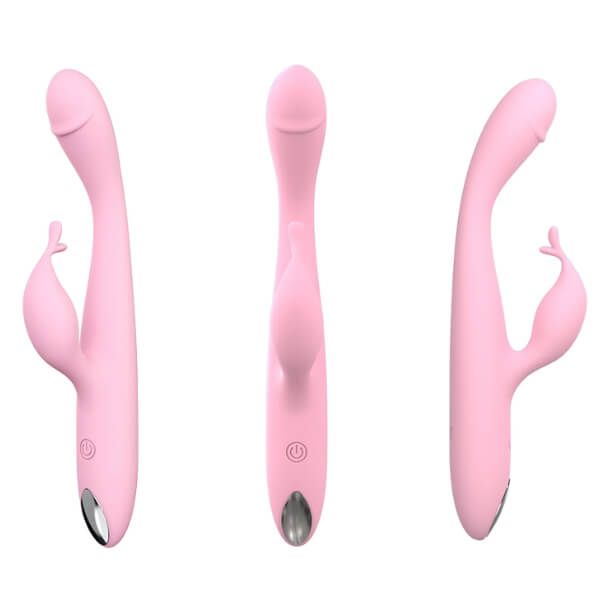 Que Rung Hai Đầu Cầm Tay Kích Thích Kép Thủ Dâm Âm Đạo SHERRY