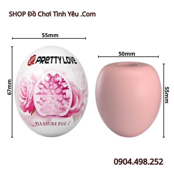 Trứng Thủ Dâm Thiết Kế Kênh 3D Nhiều Điểm Nổi PLEASURE EGG