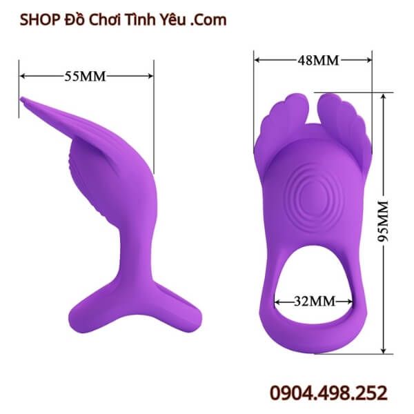 Vòng Rung Đeo Dương Vật Khóa Siết Tinh Hoàn PRETTY LOVE
