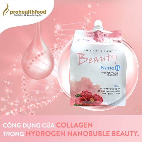 Công dụng của collagen trong Hydrogen Nanobuble Beauty.