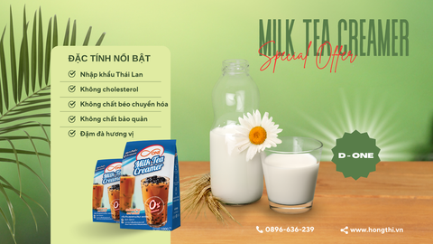 Tại sao lại chọn mua bột kem béo trà sữa D-One?
