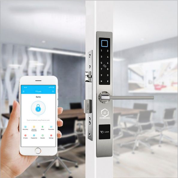TOP 3 Mẫu Khóa Cửa Vân Tay Thông Minh Cao Cấp Homesheel Dành Cho Cửa Nhôm