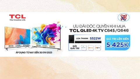 ️🎁TẶNG LOA trị giá 3 triệu khi mua tivi QLED TCL 65C645/65Q646