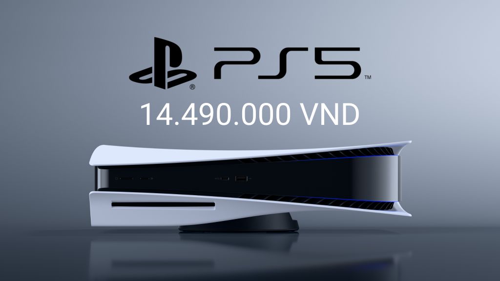 Giá PS5 chính hãng Sony Việt Nam là 14.490.000 VND, bán ra từ ngày 19/3